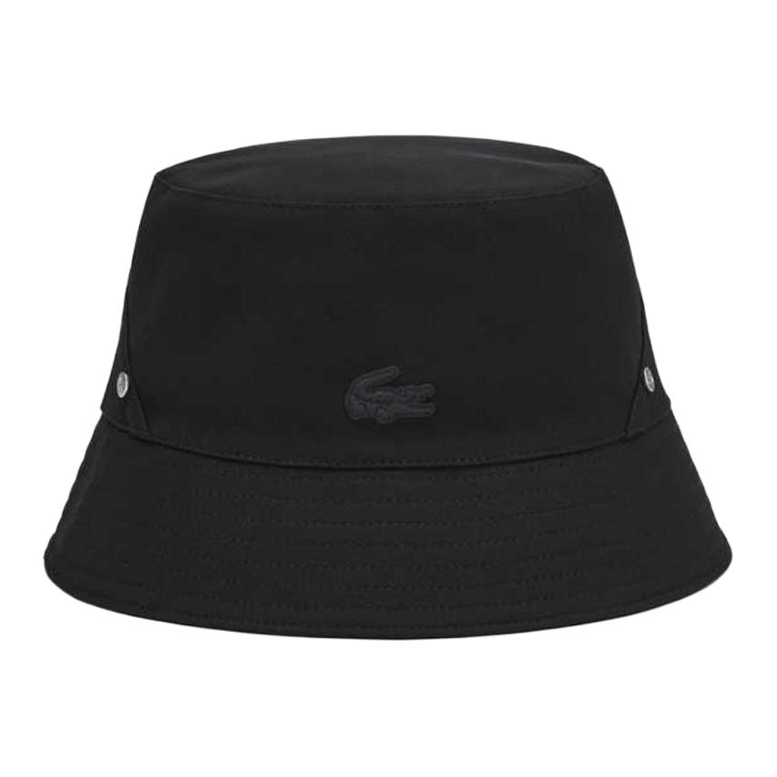 

LACOSTE Wang Yibo Collaboration Collection New Nylon Stretch Fabric Bucket Hats Unisex Obsidian Black