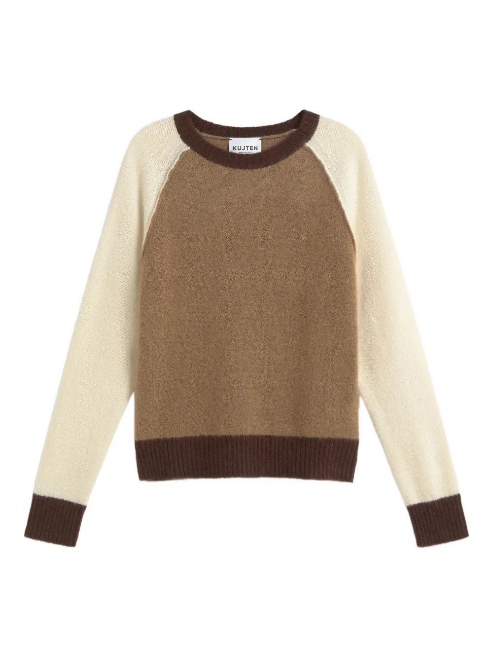 

Свитер с рукавами реглан Kujten, коричневый