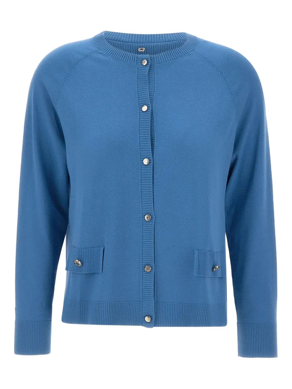 

Кардиган с карманами на пуговицах ELENA MIRO`, синий