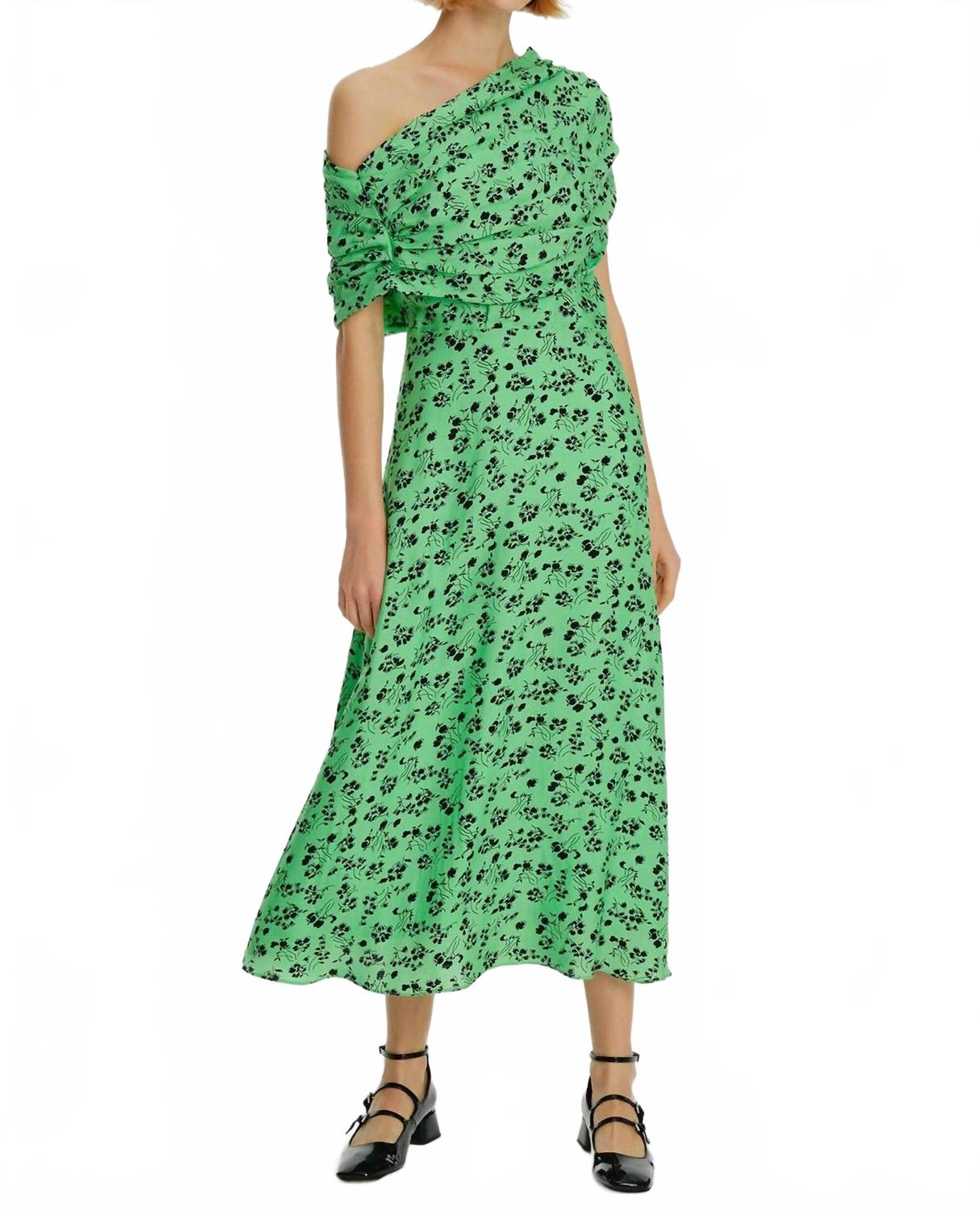 

Цветочное платье макси с открытыми плечами в оригинальном принте EXQUISE, Original Print