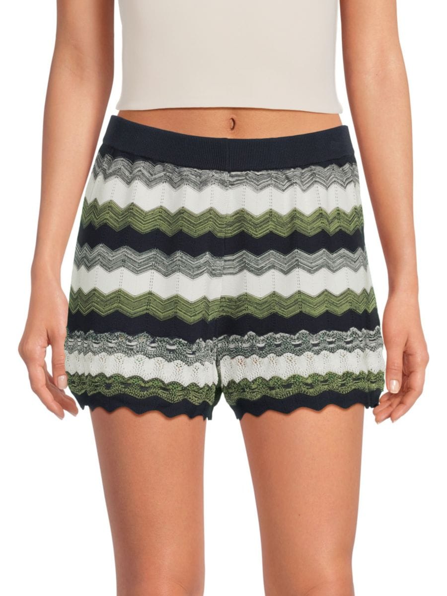 

Хлопковые шорты Katharine Chevron Ramy Brook, цвет Spring Navy Multi