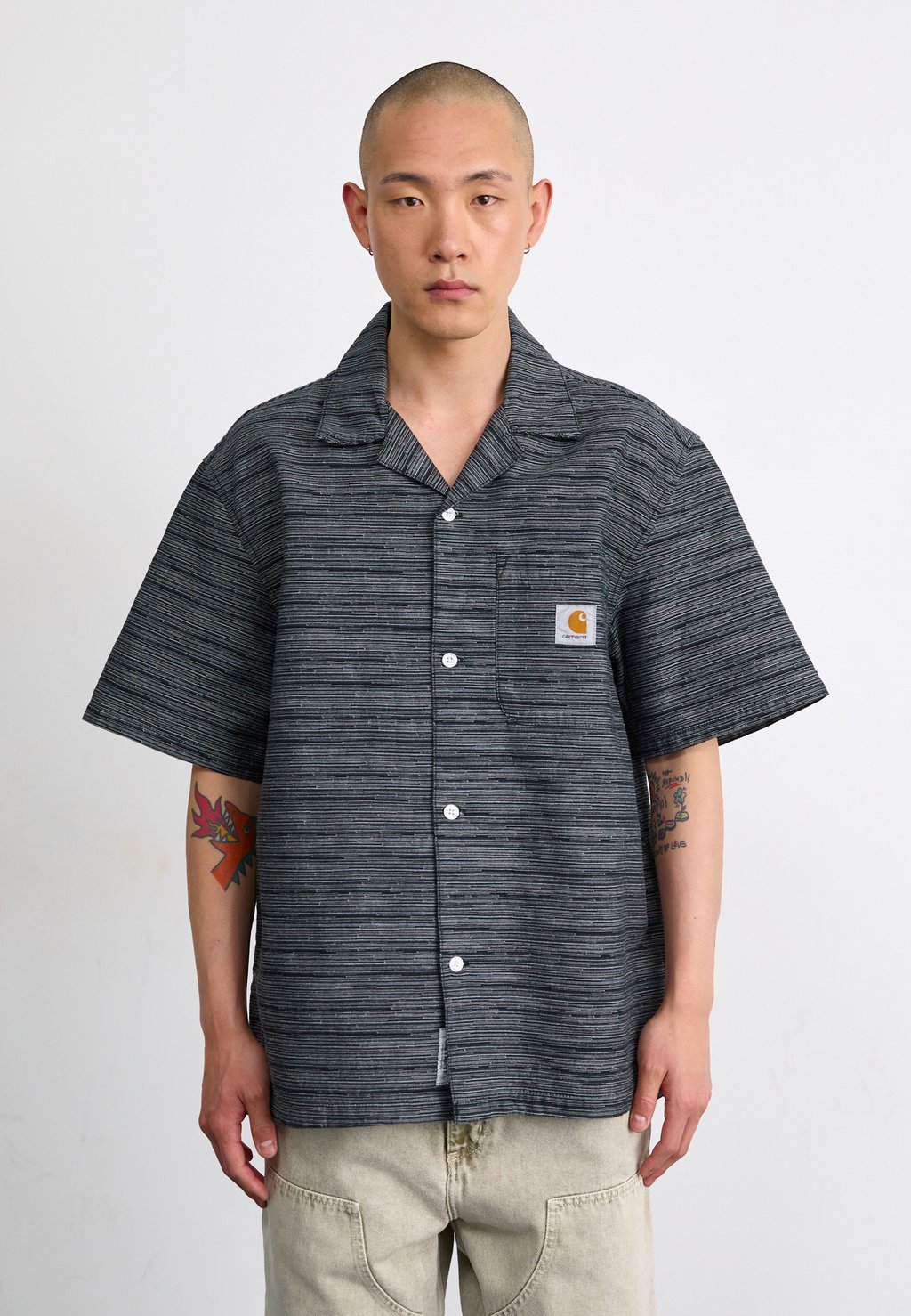 

Рубашка GELLAR GLENVILLE Carhartt WIP, черный