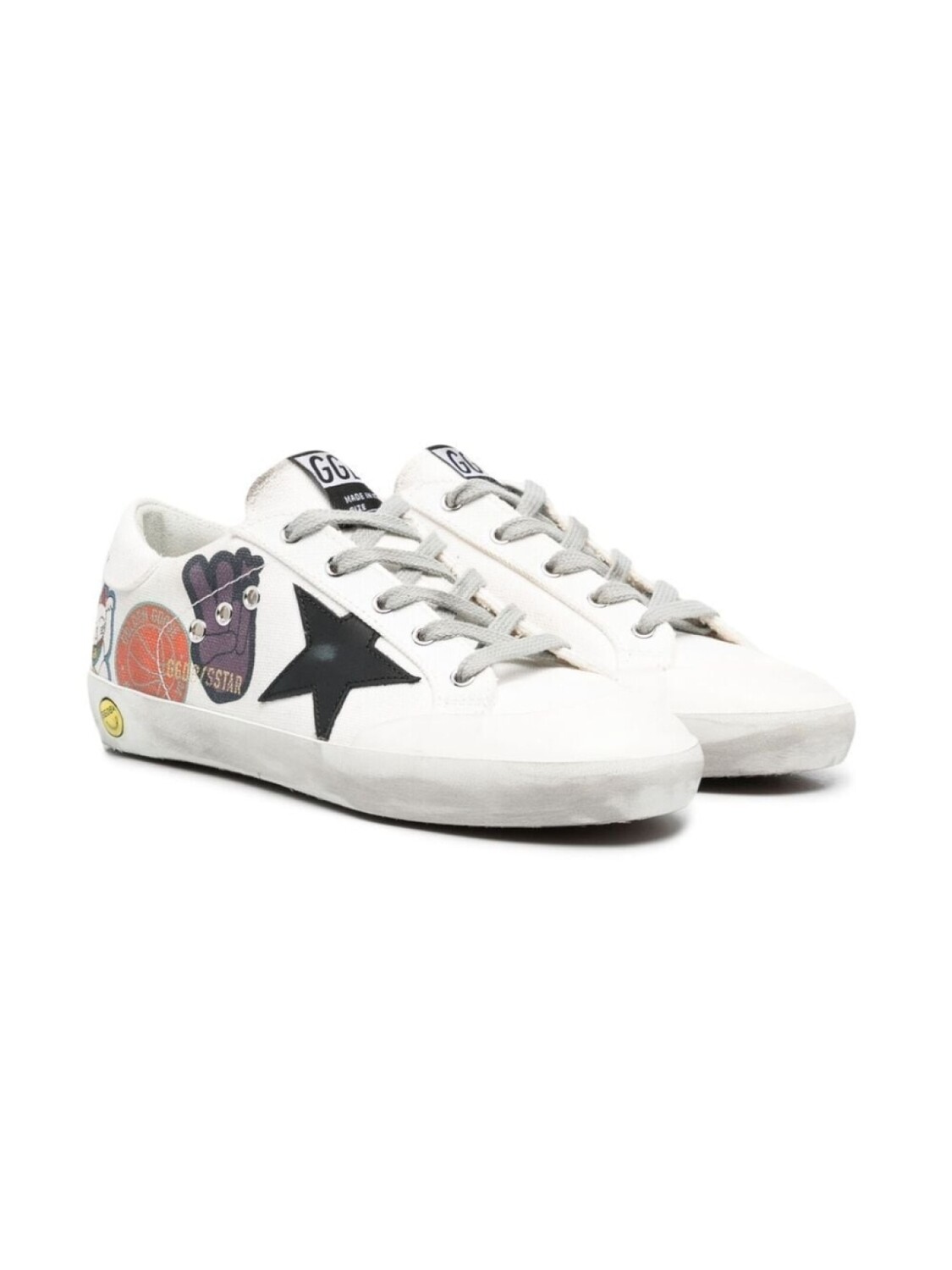 

Golden Goose Kids кеды Superstar, белый