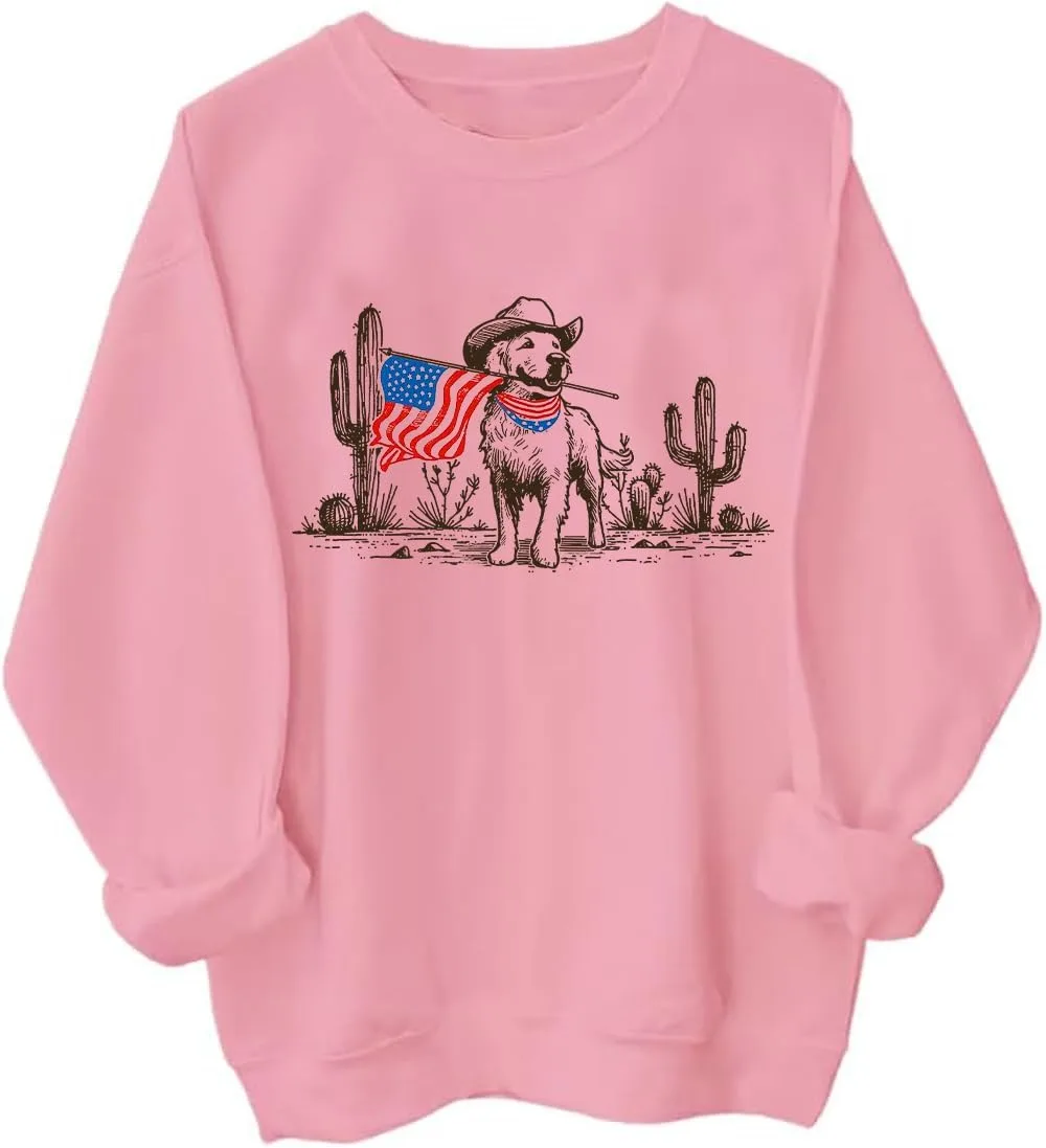 

Свитшут American Pride Pooch с капюшоном в стиле вестерн