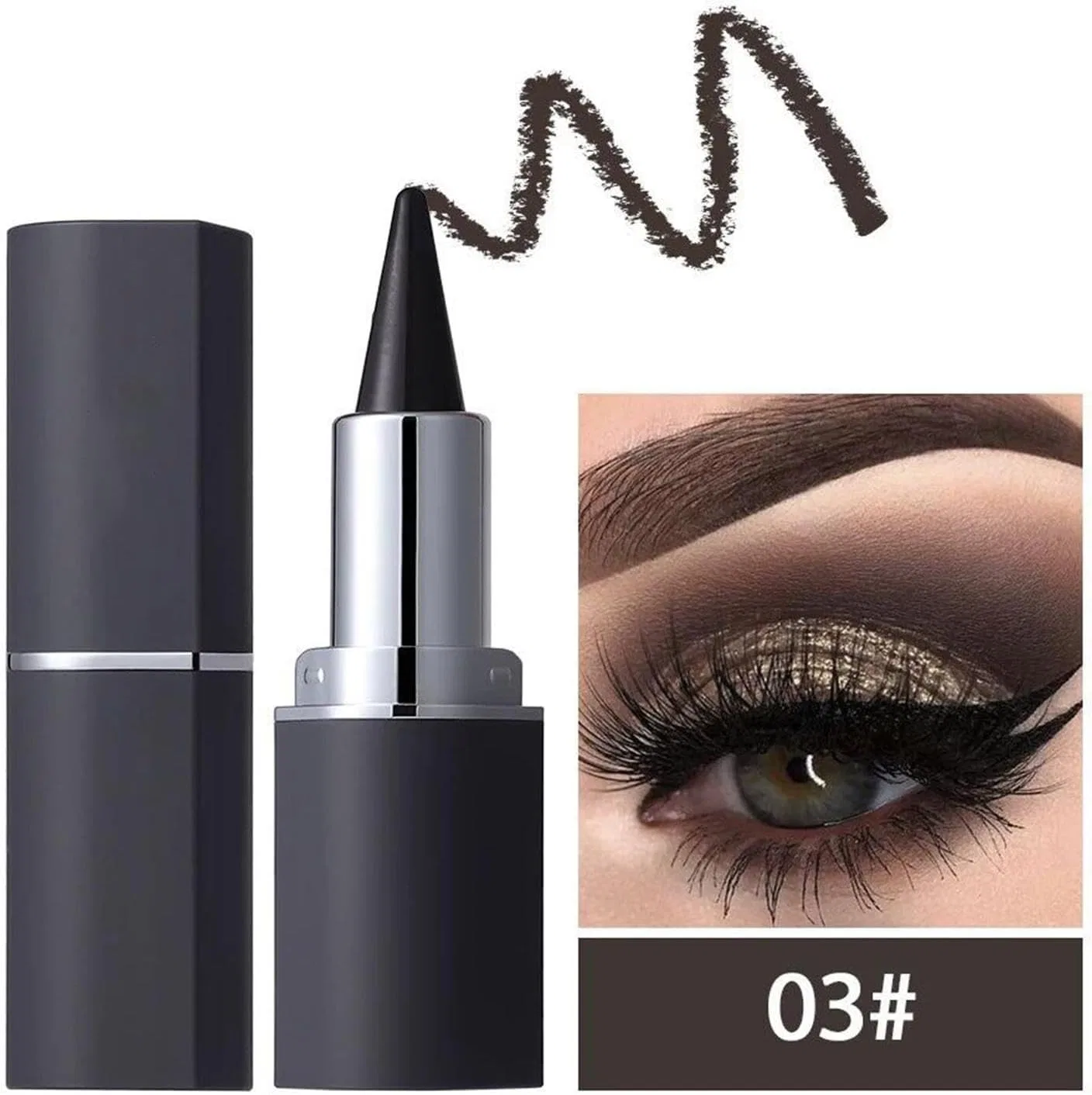 Подводка для глаз Quick Dry Liquid Liner Generic, 1 шт. — фото 4