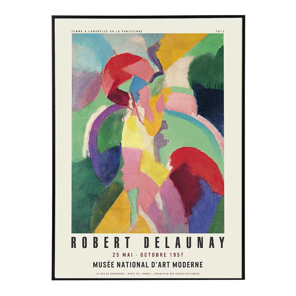 

D'Art Print Mod Delaunay PSTR Studio + Frame Home Office El Corte Inglés