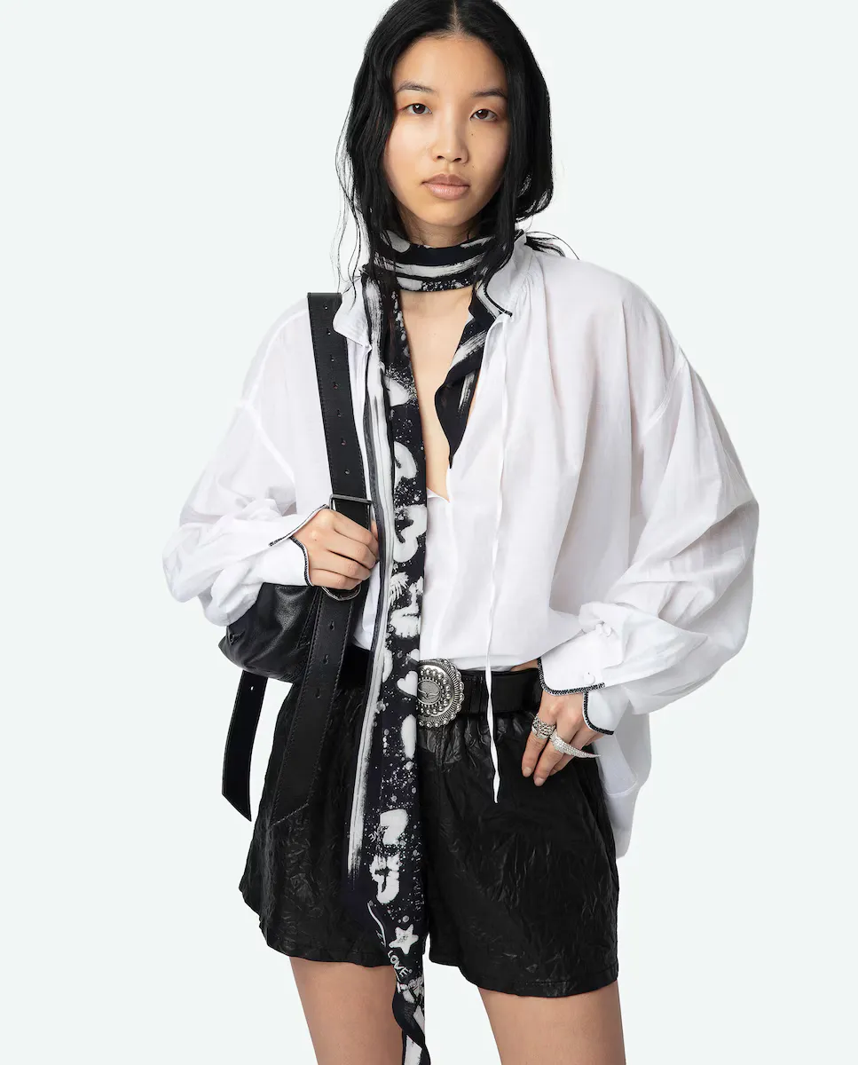 

Troene женская блузка оверсайз с длинным рукавом Zadig & Voltaire, белый