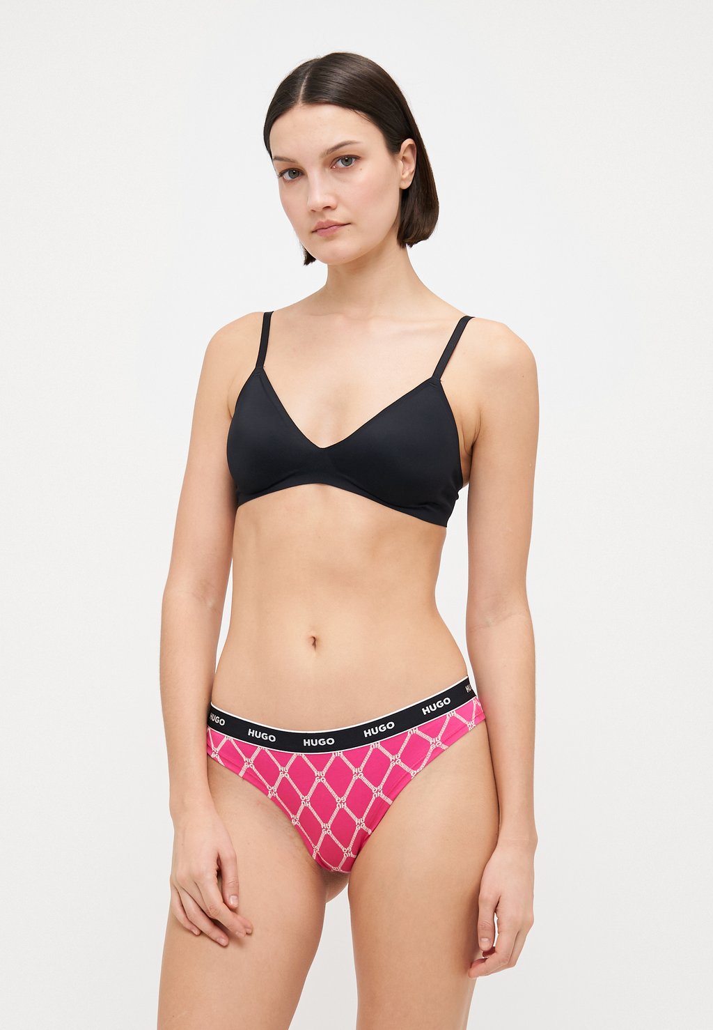 

Стринги THONG DESIGN 3 PACK HUGO, фуксия