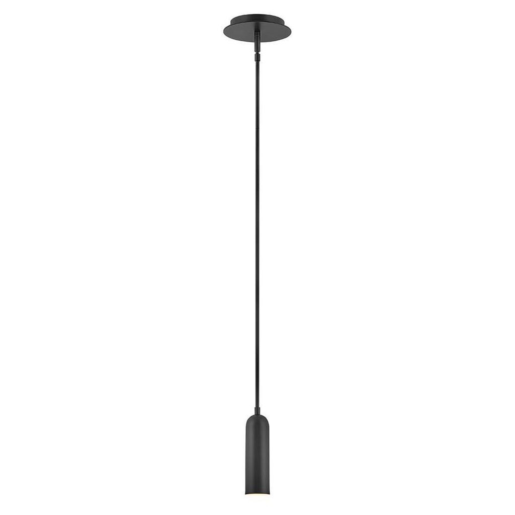 

Подвесной светильник DAX LED 1x8W LED 3000K стальной черный Высота: 20,3-102,2см Ø12,7см с диммированием и регулировкой по высоте Hinkley