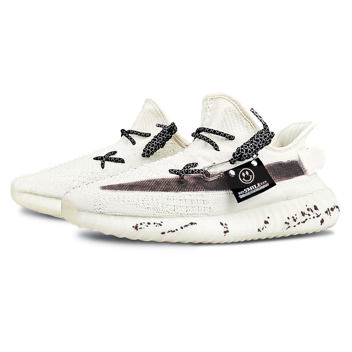 Adidas Originals Изи Буст 350 В2 Лоу Топ Кэжуал Уайт - Уайт, цвет White — фото 4
