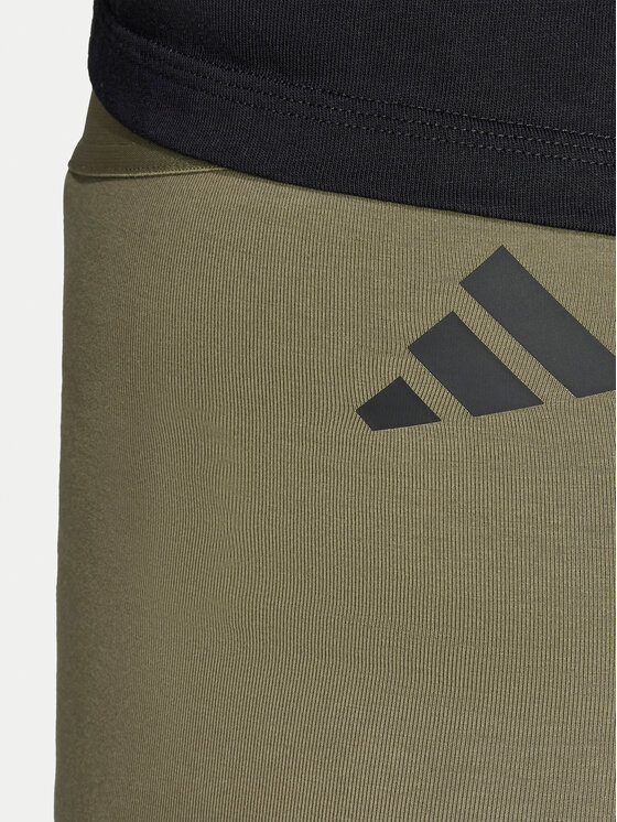 Облегающие леггинсы Future Icons 3-Stripes JE0221 Adidas, зеленый — фото 4