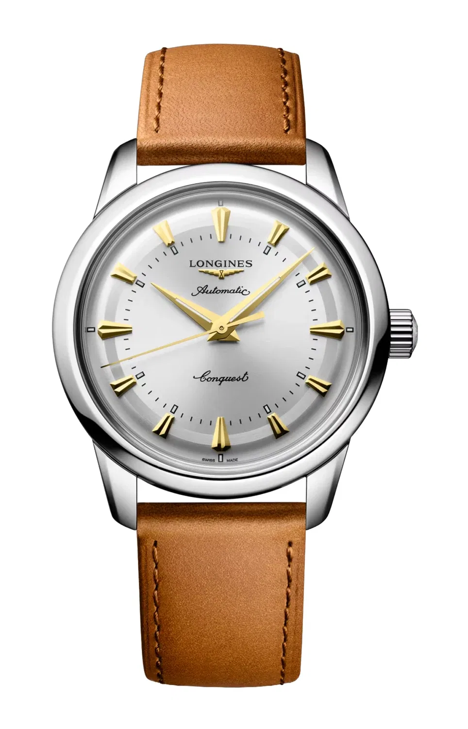 CONQUEST HERITAGE 40 ММ - L1.649.4.72.2 LONGINES, золотой