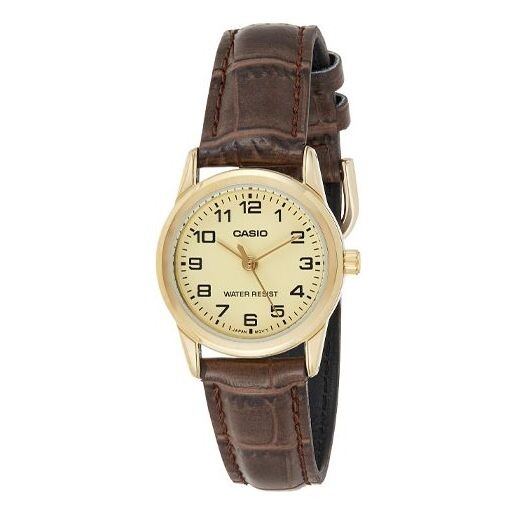 

Часы CASIO Quartz Waterproof Gold Analog, желтый