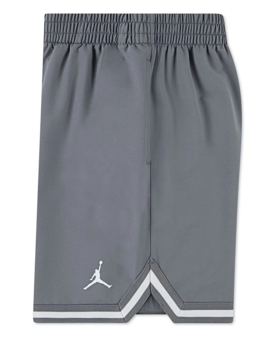 Детские шорты Jumpman с тканой тесьмой, размер 8-20 Jordan, серый — фото 3