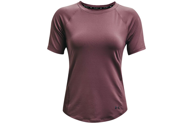 

Футболка RUSH с рукавом реглан женская Under Armour, серо-фиолетовый