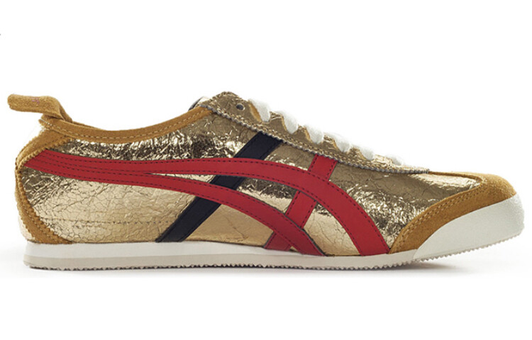 MEXICO 66 Кроссовки унисекс с низким верхом, золотистые/красные/черные Onitsuka Tiger — фото 2