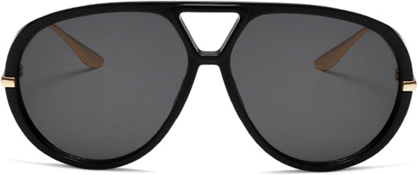 

Женские солнцезащитные очки-пилот большого размера Helena, модные солнцезащитные очки с двойным лучом и градиентной защитой от УФ-излучения UV400, мужские модные овальные солнцезащитные очки, C1