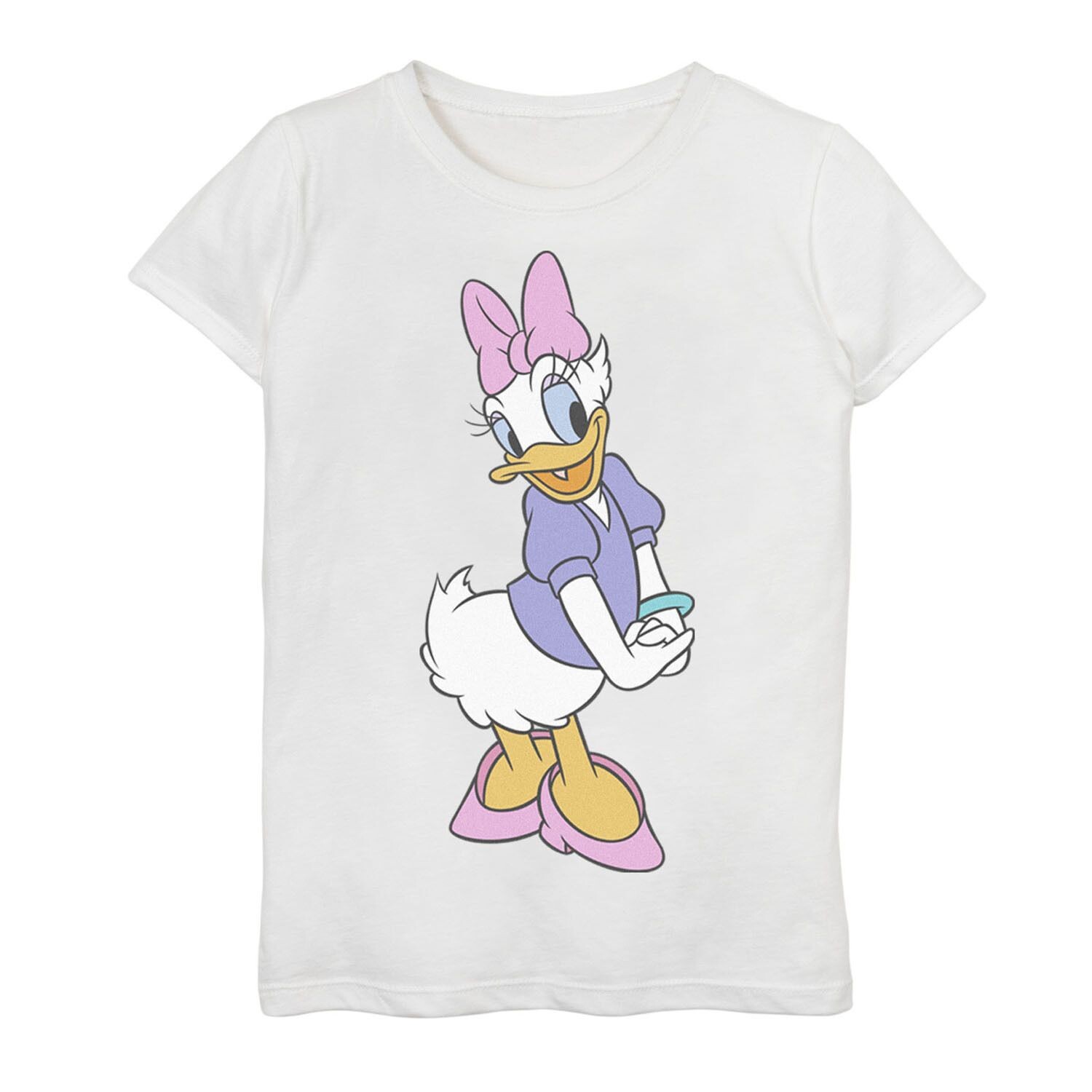 

Футболка с рисунком Disney Daisy Duck Pose для девочек 7–16 лет Licensed Character