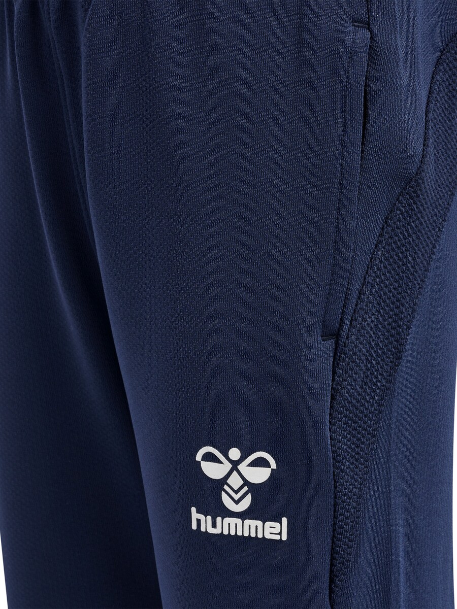 Облегающие тренировочные брюки Hummel Lead, темно-синий — фото 4