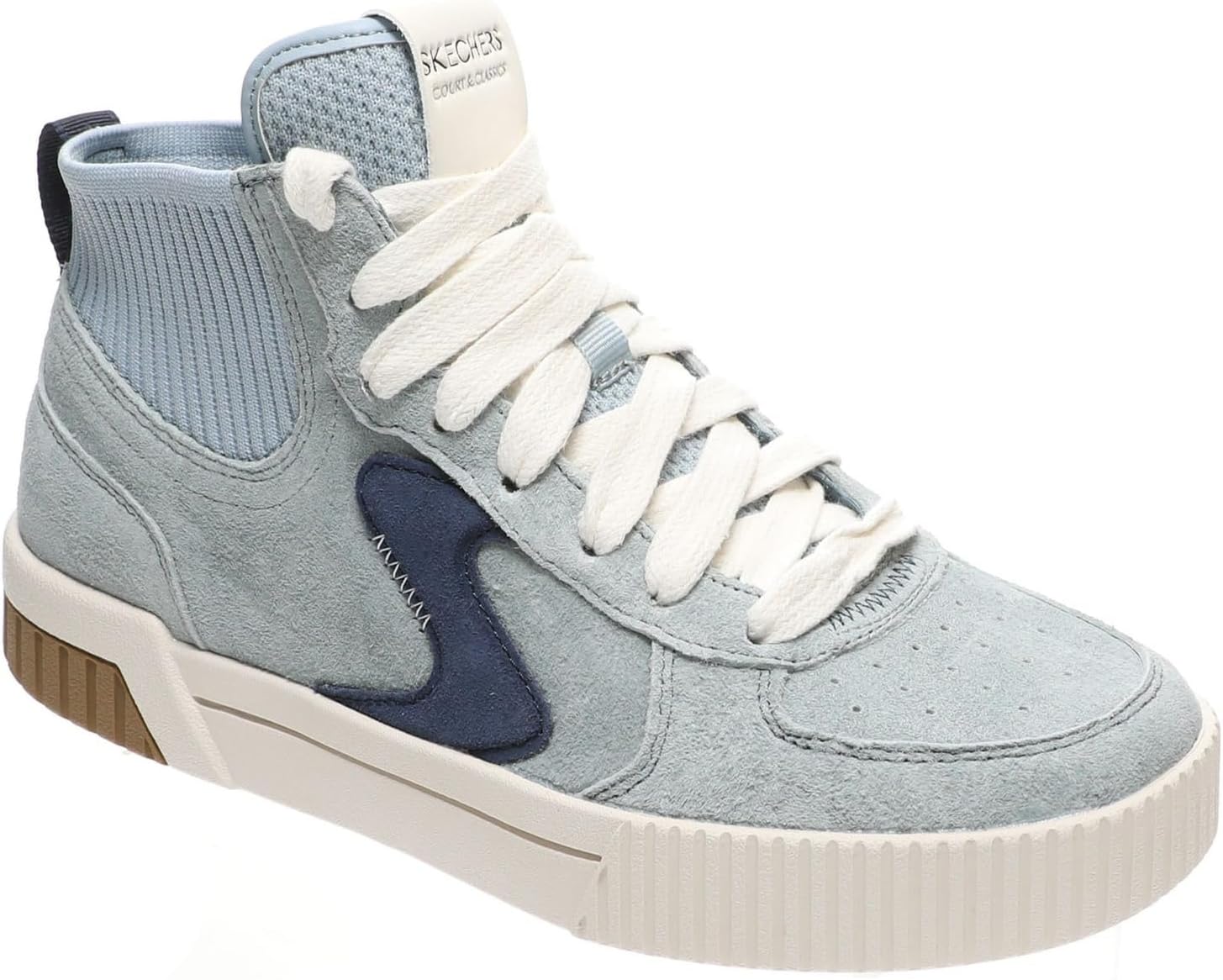 

Мужские кроссовки Skechers Court Classics Jade-254045, светло-голубой