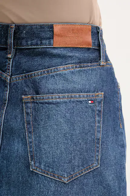 Юбка джинсовая мини Tommy Hilfiger, синий — фото 4
