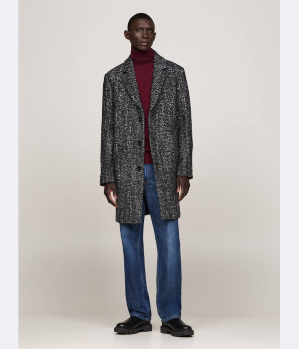 

Пальто мужское Tommy Hilfiger шерстяное, серый