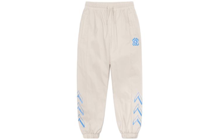 

Детские вязаные спортивные штаны beige MLB, бежевый