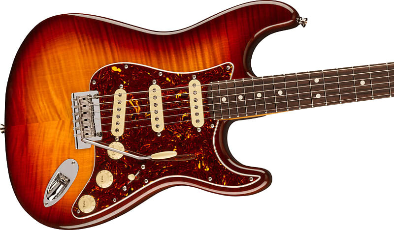 

Электрогитара Fender - 70th-Anniversary American Professional II - Stratocaster - Electric Guitar - Rosewood Fingerboard - Comet Burst - w/ Deluxe Molded Hardshell Case