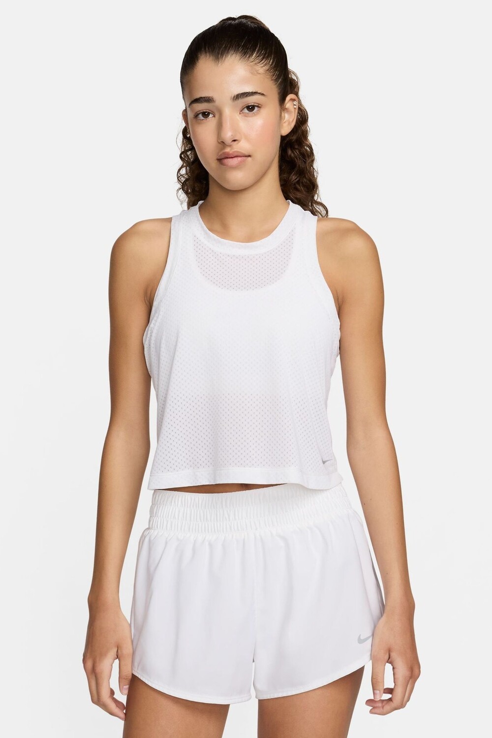 

Классический топ Dri fit one из дышащего материала Nike, белый