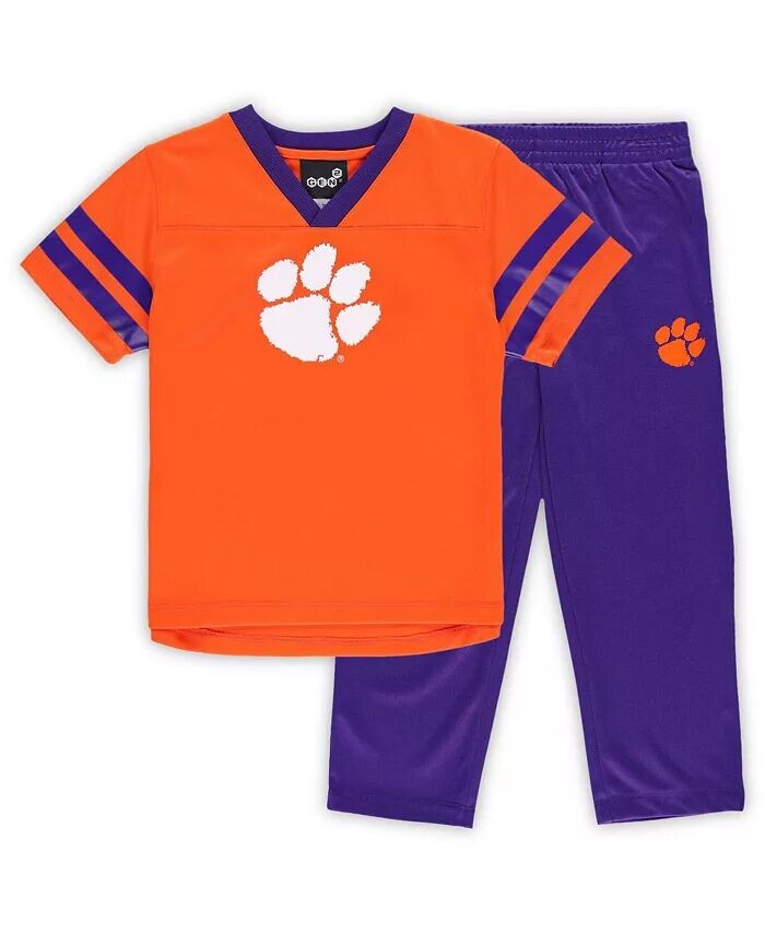 

Комплект из джерси и брюк Clemson Tigers Red Zone для мальчиков и девочек оранжевого и фиолетового цвета Outerstuff, оранжевый