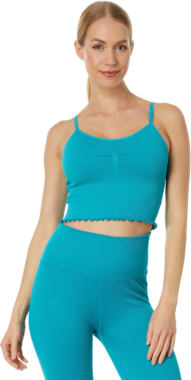 

Топ Spiritual Gangster Hart Seamless Crop Tank, цвет Capri Blue