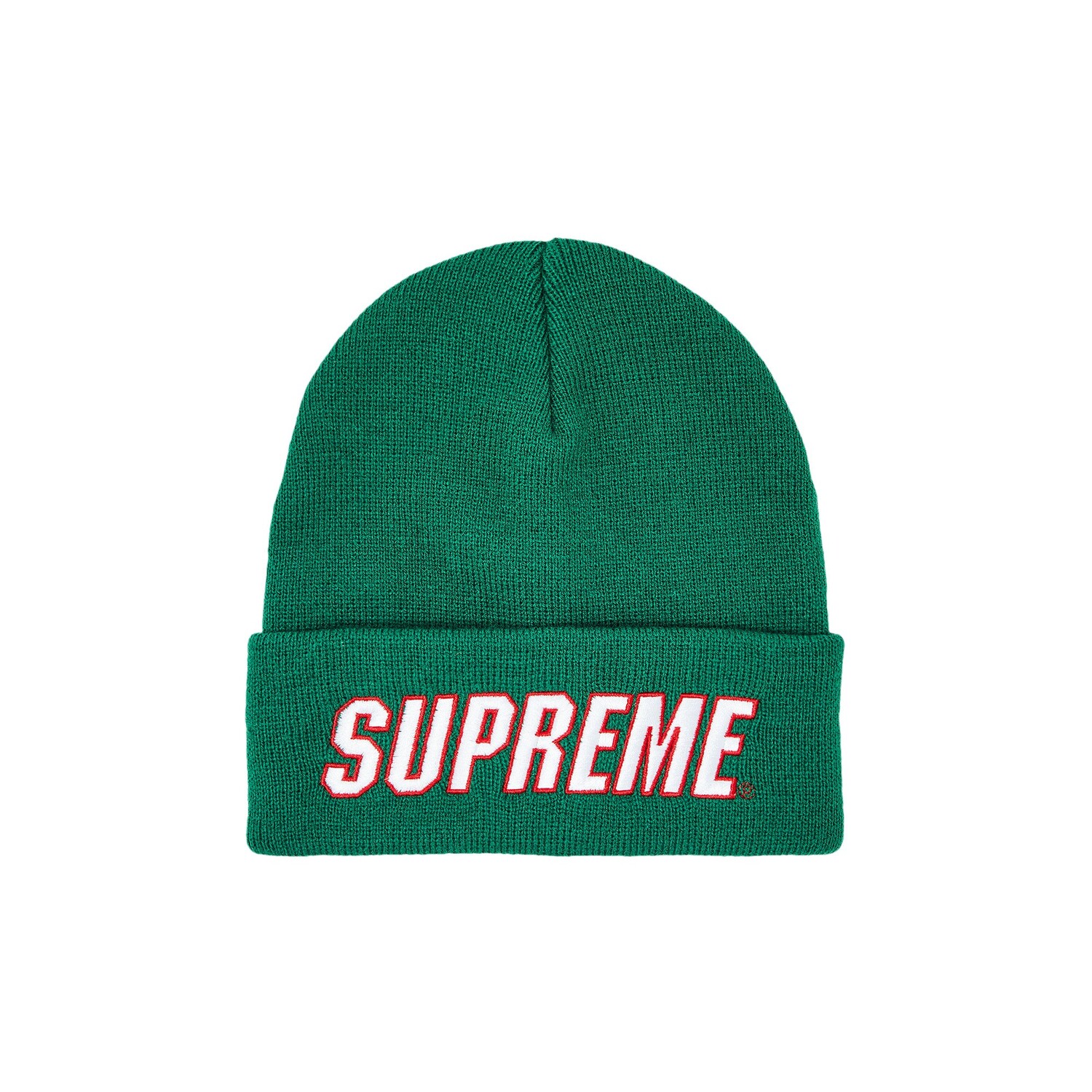 

Шапка-бини Supreme Slant, Зеленая