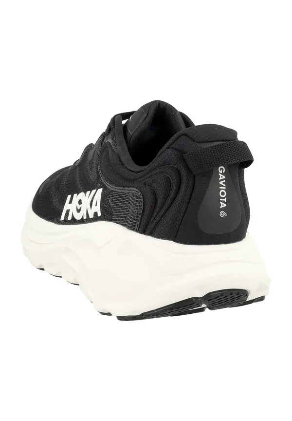 Кроссовки для бега по шоссе gaviota 6 Hoka, Black-White-Bwht — фото 4