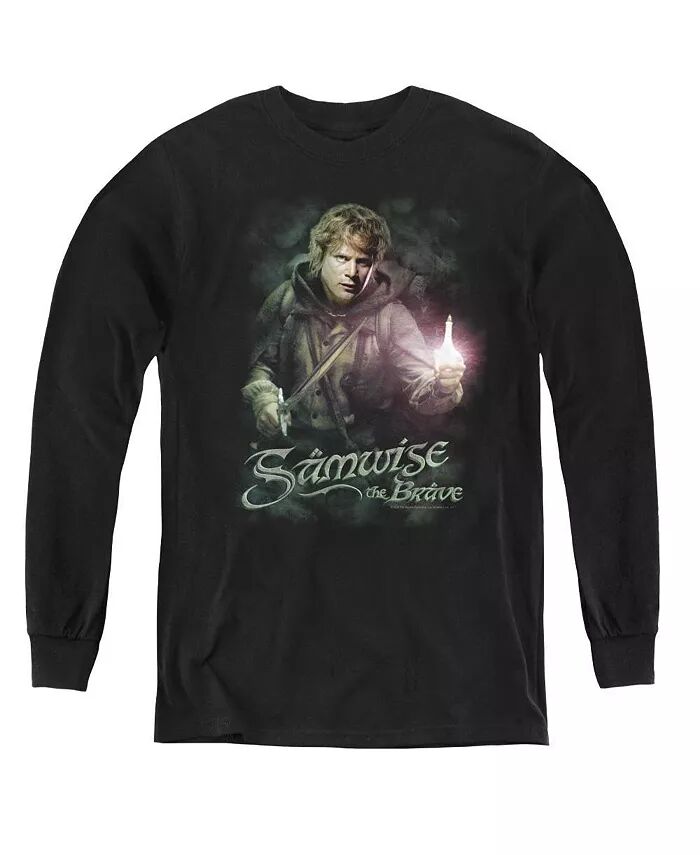 

Молодежь Samwise The Brave Длинные рукава Толстовки Lord Of The Rings, черный