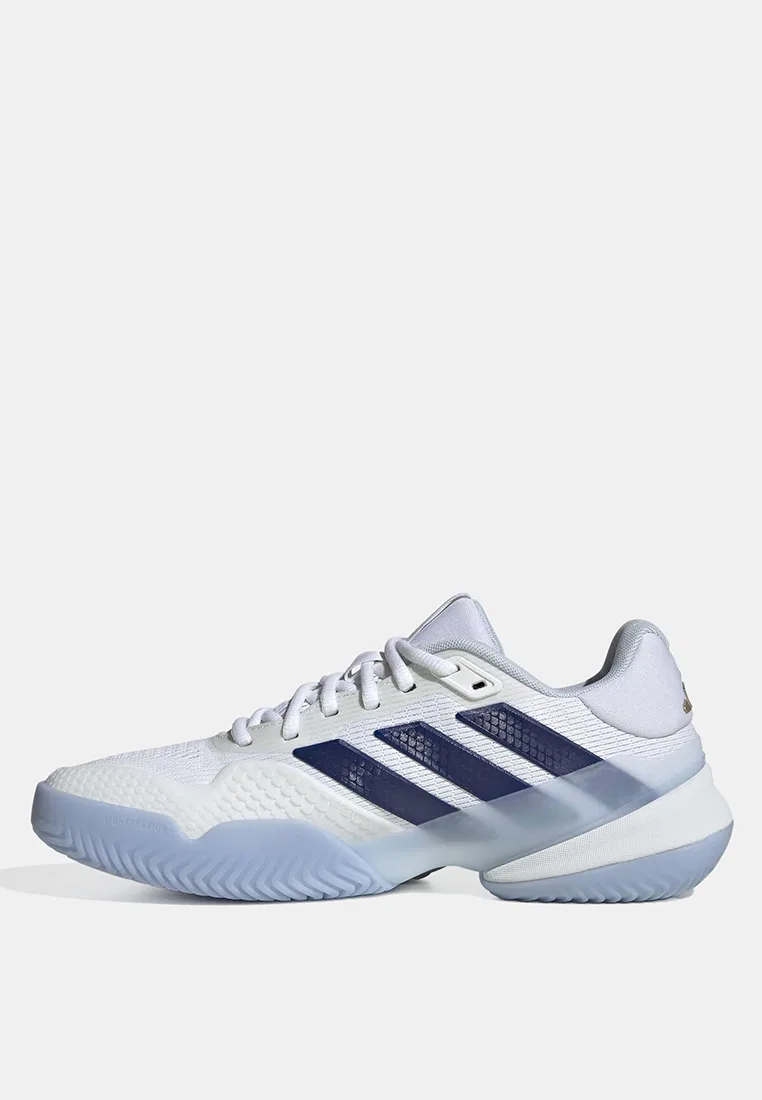 Кроссовки теннисные, Barricade 14, Adidas, белый/темно-синий — фото 4