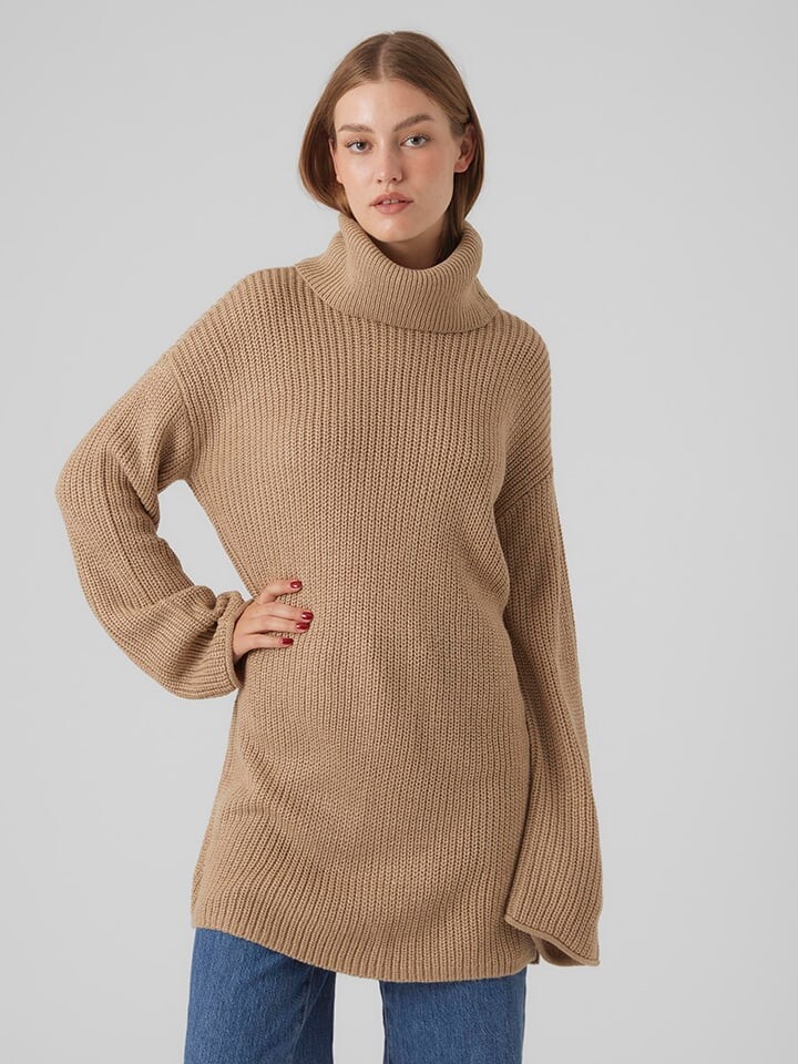 Пуловер Vero Moda, бежевый