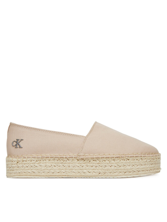 Эспадрильи Flatform Esdparille Mg/Hdw Yw0Yw01737 Calvin Klein Jeans, розовый