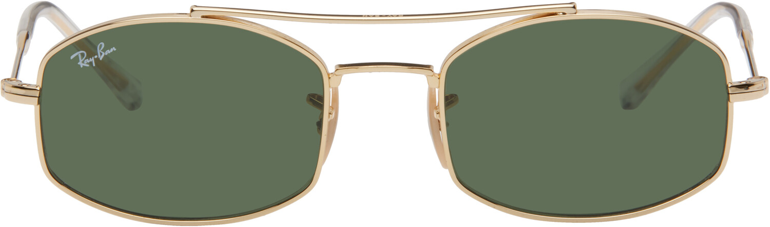 

Золотые солнцезащитные очки RB3719 Ray-Ban