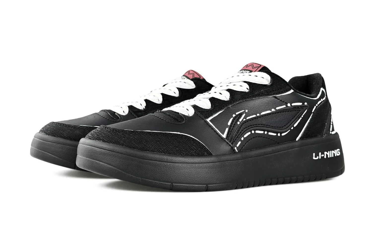 Кроссовки скейтбордические низкие Li-Ning Sycee V3 черные — фото 4