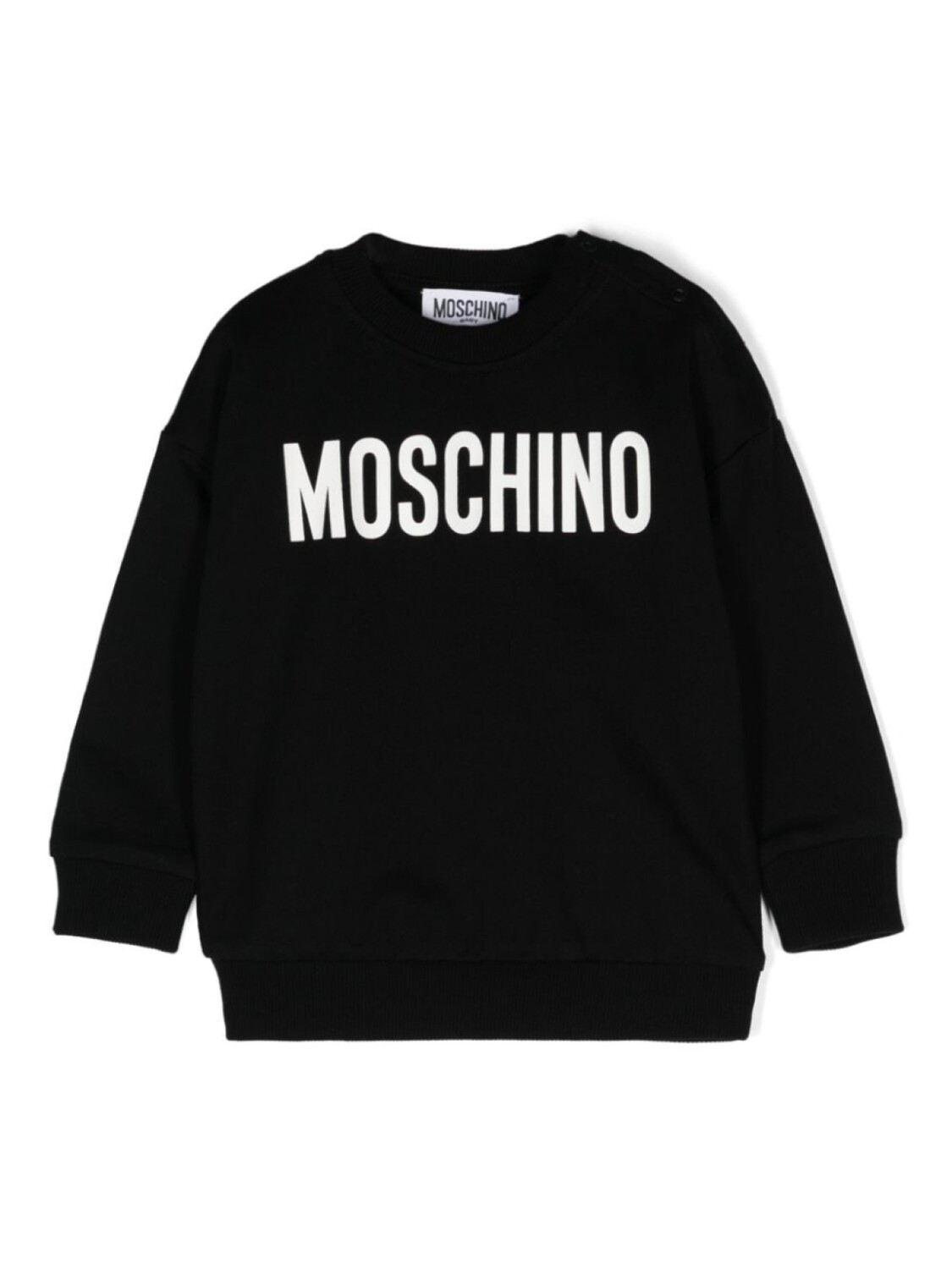 

Moschino Kids толстовка с логотипом, черный