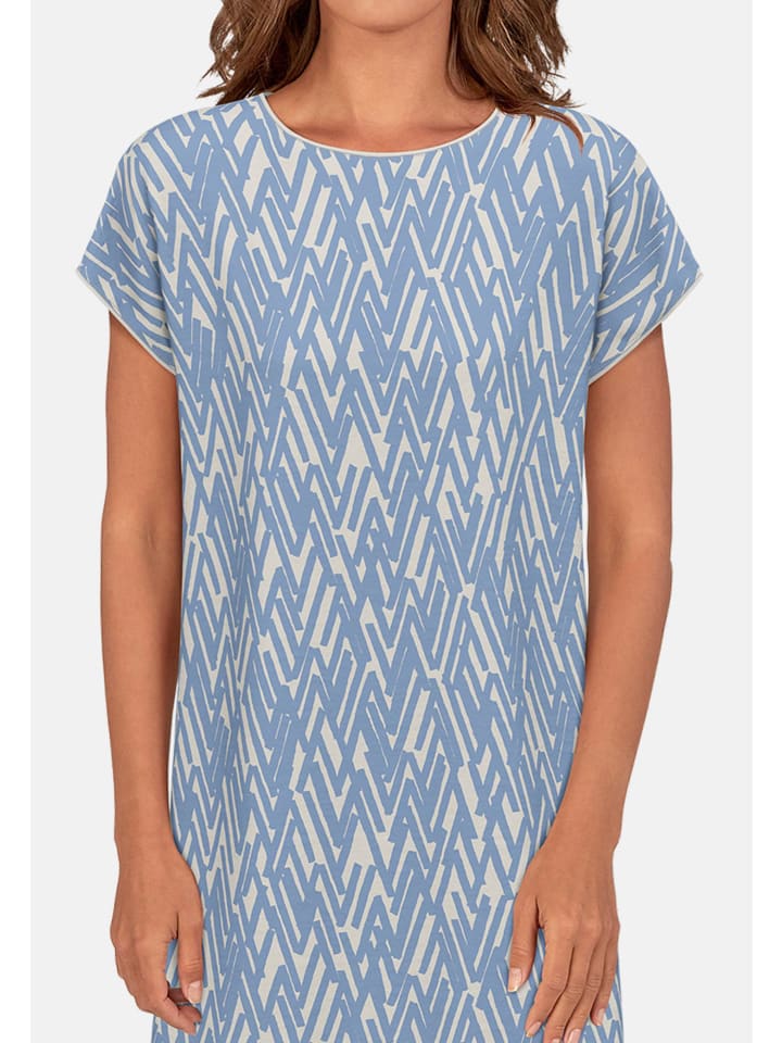 

Ночная рубашка Westport синего цвета по всей поверхности Tom Tailor
