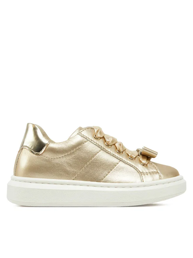 Calvin Klein Jeans Кроссовки Sneaker Bassa Allacciata V1A9-83044-0220 золотого цвета