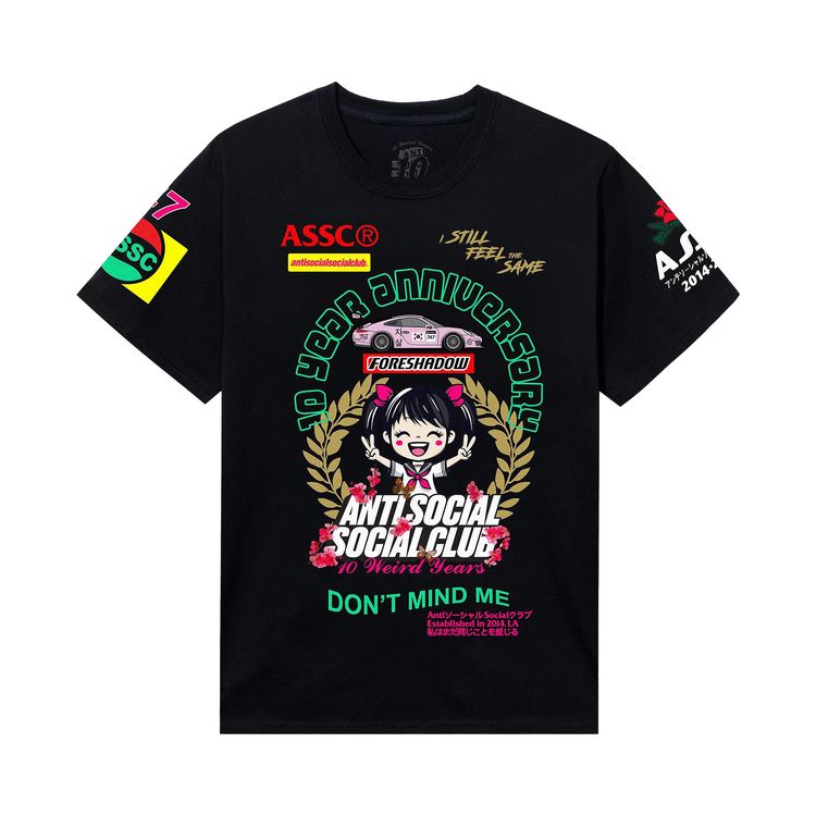 

Футболка Anti Social Social Club Weird Years Tee 'Black', черный