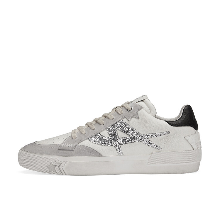 

Кроссовки ASH Moonlight Glittery-logo Sneakers, белый