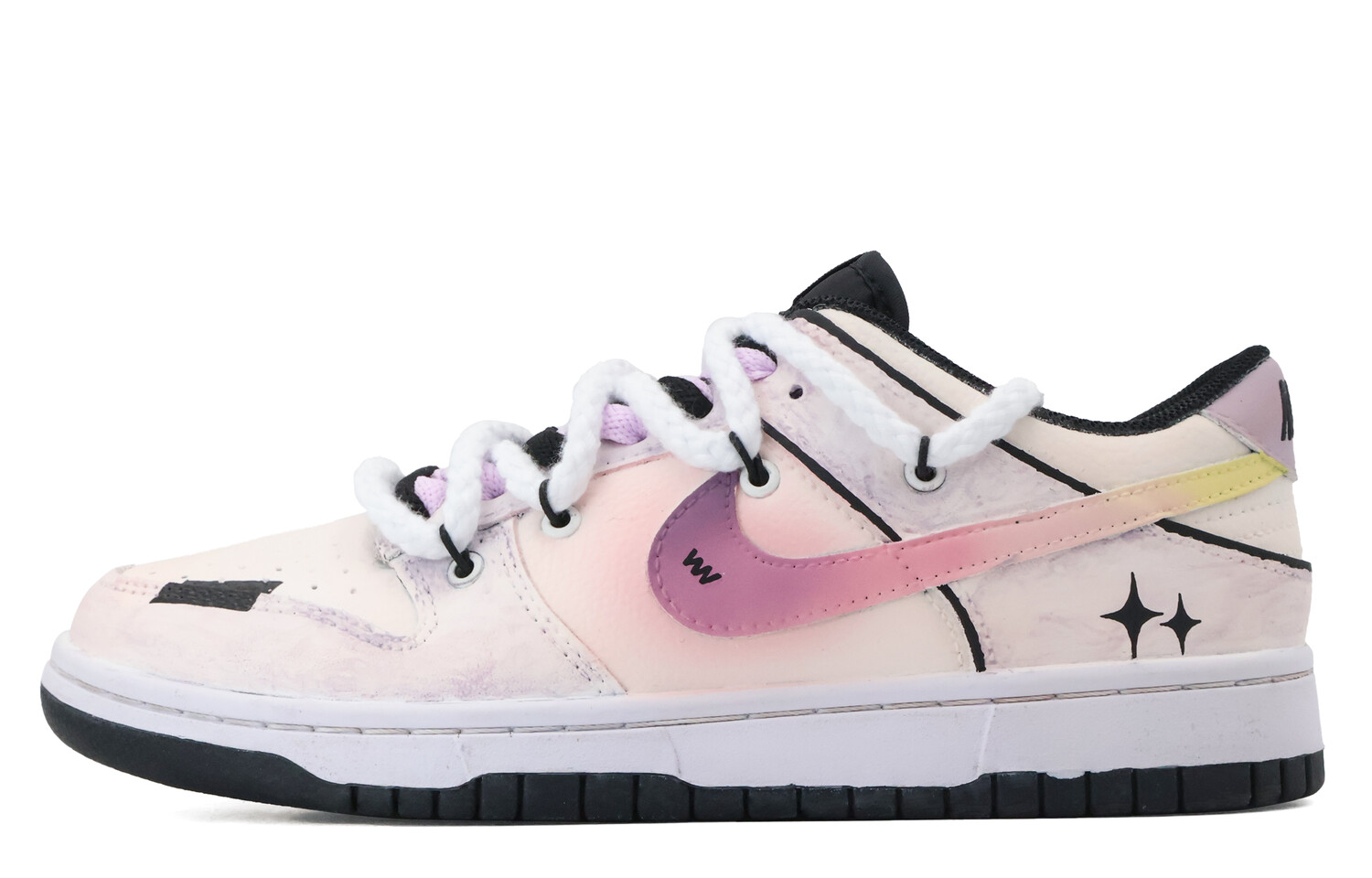 

Кроссовки Nike Dunk Skateboarding Shoes Men Low-top Purple, фиолетовый