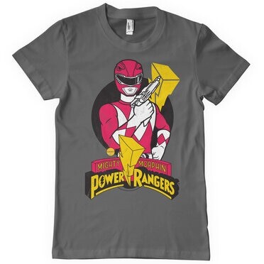 

Футболка Power Rangers Red Ranger Pose, серый