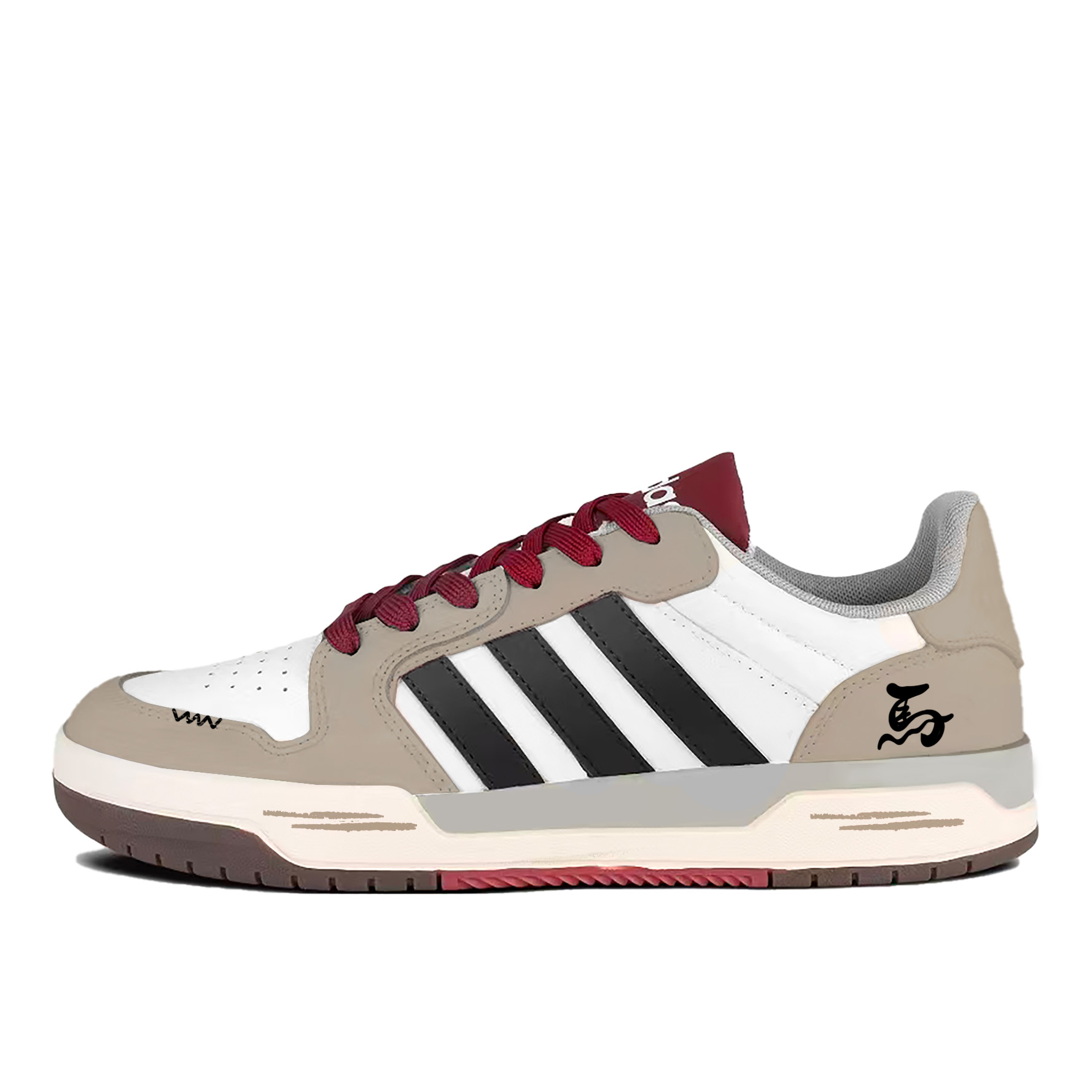 

Adidas Neo Entrap Desert Gray Mare трекинговые кроссовки устойчивые к истиранию низкие унисекс