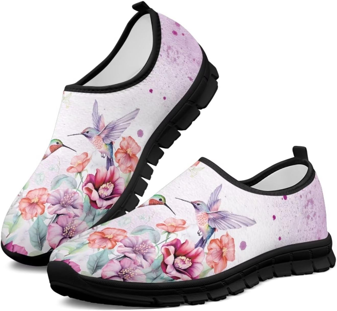 

Кроссовки-лоферы унисекс с верхом из сетки Estailounic, фиолетовый