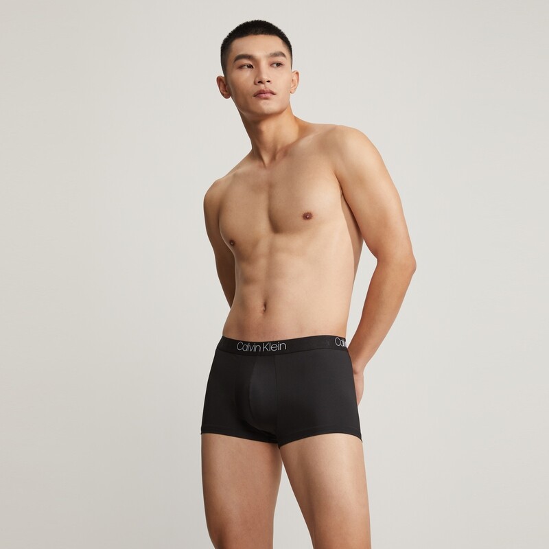 

Трусы-боксеры мужские Calvin Klein с волнистой полоской, темно-синий
