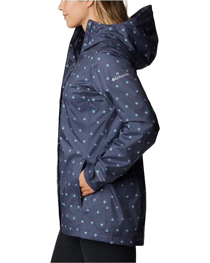 

Куртка Columbia Splash A Little II Rain Jacket, цвет Nocturnal Swell Dots Print